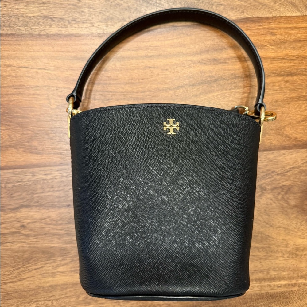 Tory Burch Black Bucket Purse